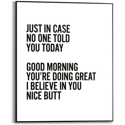 Reinders - Nice Butt - 40 x 50 cm - Schwarz - Poster Reinders - Nice Butt - 40 x 50 cm - Schwarz - Poster