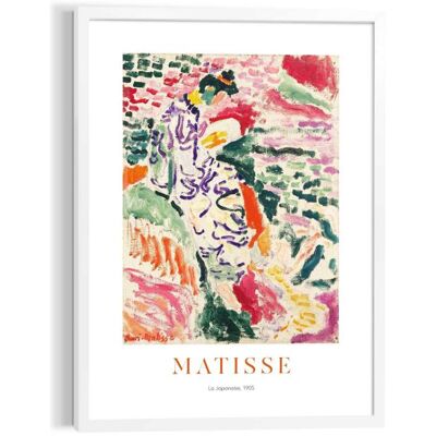 Reinders! La Japonaise - Matisse Leinwandbild - Bunt - 50x70cm Reinders! La Japonaise - Matisse Leinwandbild - Bunt - 50x70cm