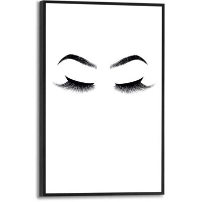 Reinders Posters Wandbild BROWS & Lashes Slim Frame Black ca. 20x30 cm SMF48029 Reinders Posters Wandbild BROWS & Lashes Slim Frame Black ca. 20x30 cm SMF48029