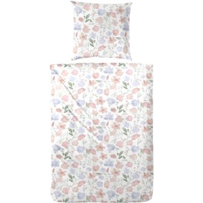 PRIMERA Perkal Bettwäsche-Set - Blumenmuster, Mehrfarbig, 135x200cm PRIMERA Perkal Bettwäsche-Set - Blumenmuster, Mehrfarbig, 135x200cm