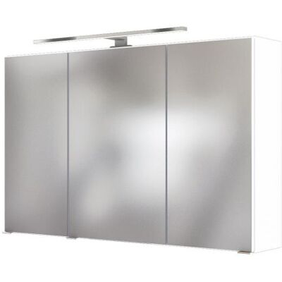 Held Möbel Pienza Weiß Spiegelschrank - 3 Türen - 100x66 cm Held Möbel Pienza Weiß Spiegelschrank - 3 Türen - 100x66 cm