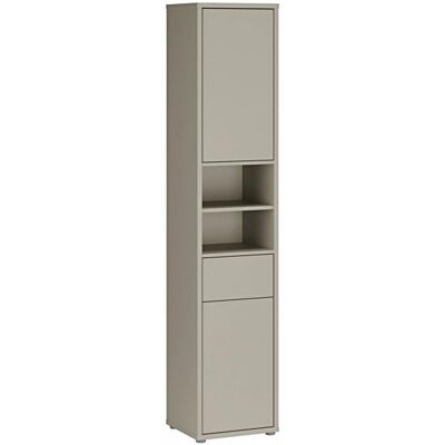 Forte Bad-Seitenschrank ca. 192 cm 2-türig hoch Taupe Forte Bad-Seitenschrank ca. 192 cm 2-türig hoch Taupe