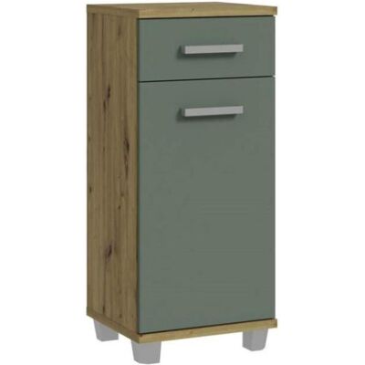 Forte Bad-Unterschrank 1-trg Salbei / Artisan Eiche Forte Bad-Unterschrank 1-trg Salbei / Artisan Eiche