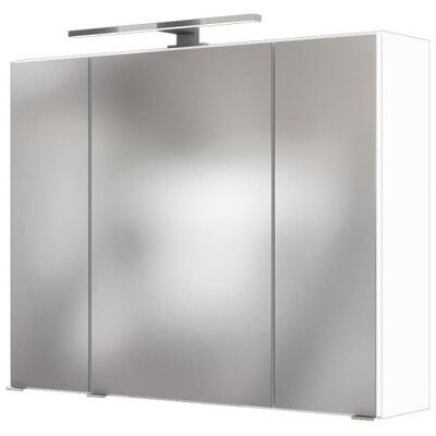 Held Möbel Pienza Weiß Spiegelschrank - 3 Türen - 100x66 cm Held Möbel Pienza Weiß Spiegelschrank - 3 Türen - 100x66 cm