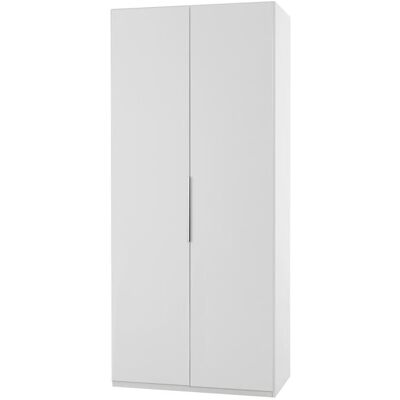 Wimex Level Kleiderschrank - 2-türig, Weiß, Flexibler Stauraum Wimex Level Kleiderschrank - 2-türig, Weiß, Flexibler Stauraum