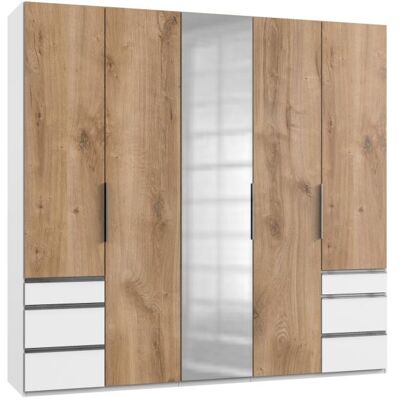 WIMEX Kleiderschrank Level by fresh to go - 5-türig, 6 Schubladen, Weiß WIMEX Kleiderschrank Level by fresh to go - 5-türig, 6 Schubladen, Weiß