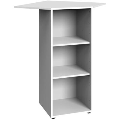 Wimex Modularregal - 3 Ablageflächen - Weiß - Bücherregal Wimex Modularregal - 3 Ablageflächen - Weiß - Bücherregal