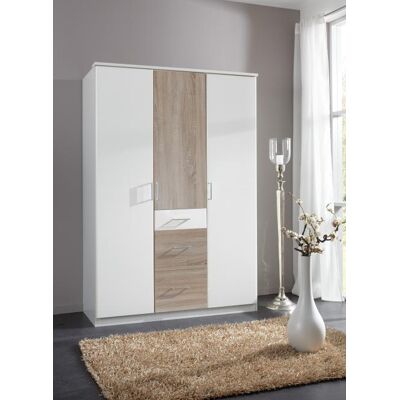 WIMEX Click Kleiderschrank - 3-türig Weiß moderner Stauraum WIMEX Click Kleiderschrank - 3-türig Weiß moderner Stauraum
