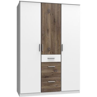 Wimex Joker Kleiderschrank - 3-Tür Weißer Schrank Wimex Joker Kleiderschrank - 3-Tür Weißer Schrank