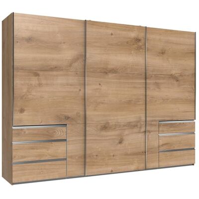 Wimex Level Kleiderschrank - 3-türig, 216cm hoch, Braun Wimex Level Kleiderschrank - 3-türig, 216cm hoch, Braun