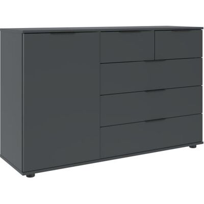 Wimex Tilburg Sideboard - 130x43x83cm, Graphit, Hergestellt in Deutschland Wimex Tilburg Sideboard - 130x43x83cm, Graphit, Hergestellt in Deutschland