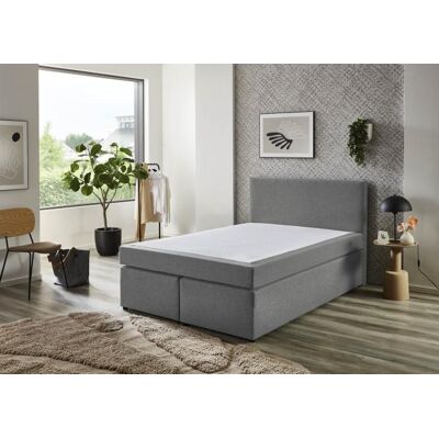 Sun Garden Boxspringbett ca.140x200cm Bonellfederkern Silber Sun Garden Boxspringbett ca.140x200cm Bonellfederkern Silber