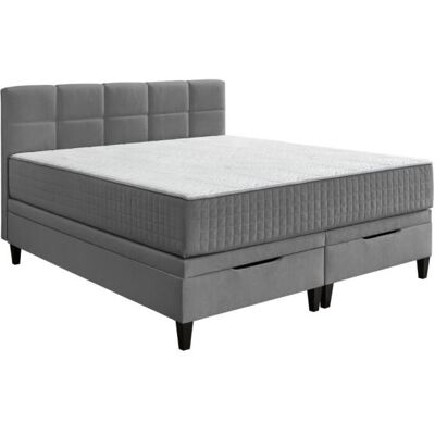 Sun Garden Boxspringbett ca.180x200cm mit Bettkasten und Topper H2/H3 Matratze mit Taschenfederkern wendbar anthrazit Sun Garden Boxspringbett ca.180x200cm mit Bettkasten und Topper H2/H3 Matratze mit Taschenfederkern wendbar anthrazit