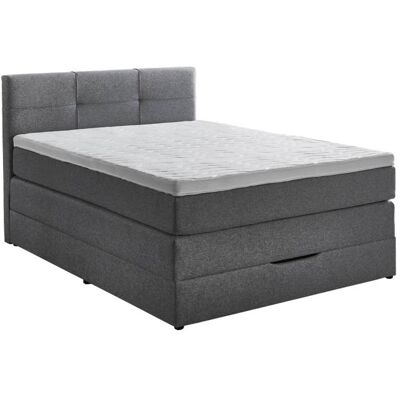 Sun Garden Boxspringbett ca.140x200cm inkl. Bettkasten und Komfortschaum-Topper Silber Bonell - Federkernmatratze H2/H3 Sun Garden Boxspringbett ca.140x200cm inkl. Bettkasten und Komfortschaum-Topper Silber Bonell - Federkernmatratze H2/H3