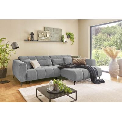 Iwaniccy Wohnlandschaft inkl. elektrischer XXXL-Sitztiefenverstellung Ottomane rechts ca. 286x203 cm Dunkelgrau Iwaniccy Wohnlandschaft inkl. elektrischer XXXL-Sitztiefenverstellung Ottomane rechts ca. 286x203 cm Dunkelgrau