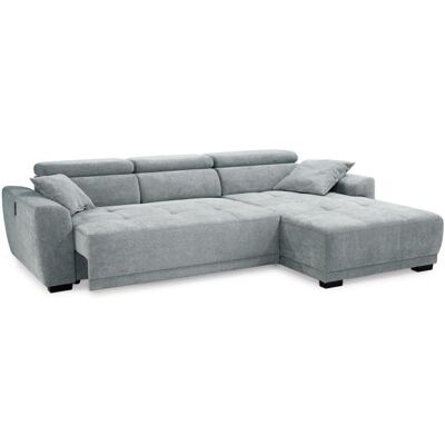 JOB Ecksofa inkl. Motor-Sitztiefenverst Kopfteilverstellung variabel montierbar ca. 200x296 cm Mittelgrau JOB Ecksofa inkl. Motor-Sitztiefenverst Kopfteilverstellung variabel montierbar ca. 200x296 cm Mittelgrau