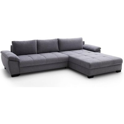 Nova Via Ecksofa ca. 323x211cm inkl. Bettfunktion und Bettkasten Grau Nova Via Ecksofa ca. 323x211cm inkl. Bettfunktion und Bettkasten Grau
