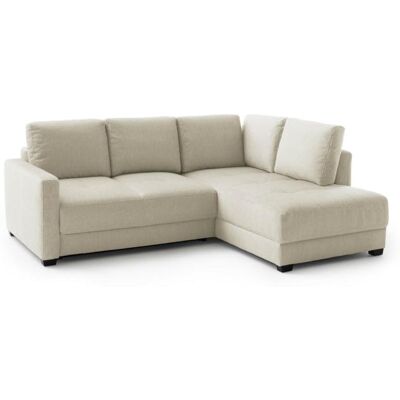 Nova Via Ecksofa inkl. Boxspring-Taschenfederkern variabel montierbar Creme Nova Via Ecksofa inkl. Boxspring-Taschenfederkern variabel montierbar Creme