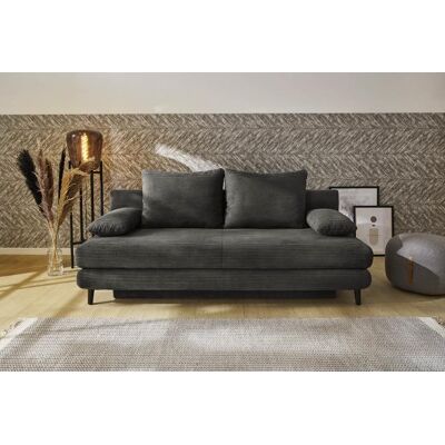 JOB Schlafsofa Cord mit Bettkasten und Kissen Rücken echt ca. 202 x 94cm JOB Schlafsofa Cord mit Bettkasten und Kissen Rücken echt ca. 202 x 94cm