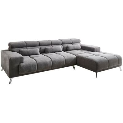 Iwaniccy Wohnlandschaft Big Sofa inkl. elektrischer Sitztiefenverstellung Grau 285 x 201 cm SPEED Iwaniccy Wohnlandschaft Big Sofa inkl. elektrischer Sitztiefenverstellung Grau 285 x 201 cm SPEED
