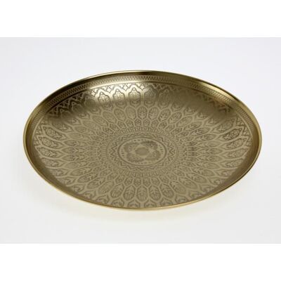 Werner Voß Tablett ORIENTAL rund 33cm von Werner Voss Gold Werner Voß Tablett ORIENTAL rund 33cm von Werner Voss Gold