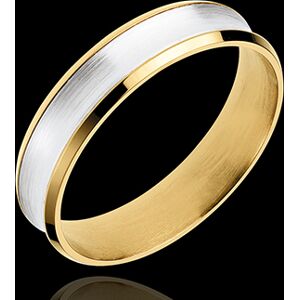 Edenly Ring Dandy aus Gelbgold und Weissgold - 5mm