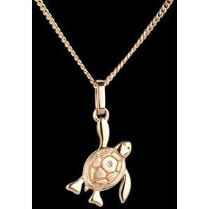 Edenly Baby SchildkrÃ¶te - petite - Gelgold - 9 Karat