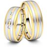 Juwelier-Schmuck Trauringe Gladbeck 750er Gelb-/Weißgold - 2371