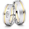 Juwelier-Schmuck Trauringe Darmstadt 750er Weiß-/Gelbgold - 6759