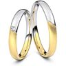 Juwelier-Schmuck Trauringe Leverkusen 333er Gelb-/Weißgold - 2565