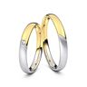 Juwelier-Schmuck Trauringe Leverkusen 585er Weiß-/Gelbgold - 7330