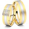 Juwelier-Schmuck Trauringe Reutlingen 585er Gelb-/Weißgold - 1445