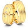 Juwelier-Schmuck Trauringe Gladbeck 750er Gelbgold - 6074