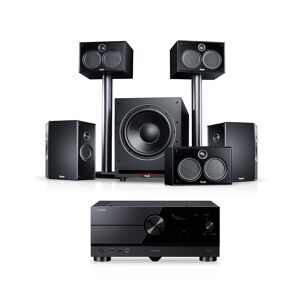 Teufel SYSTEM 6 + Yamaha RX-A4A  Schwarz