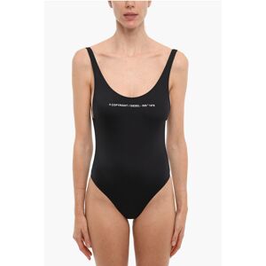 Diesel Solid Color LIA One-Piece Swimsuit with Printed Contrasting Größe Xxs