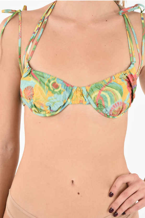 Marni Silk Blend Print bikini Größe 42