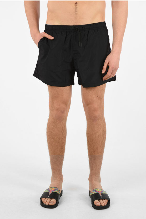 Marcelo Burlon CROSS Swimsuit with Drawstring Closure Größe M