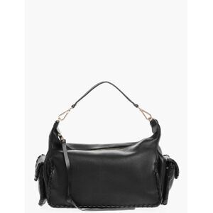 Chloe Textured Leather NAHIR Shoulder Bag with gold metal trim Größe Unica