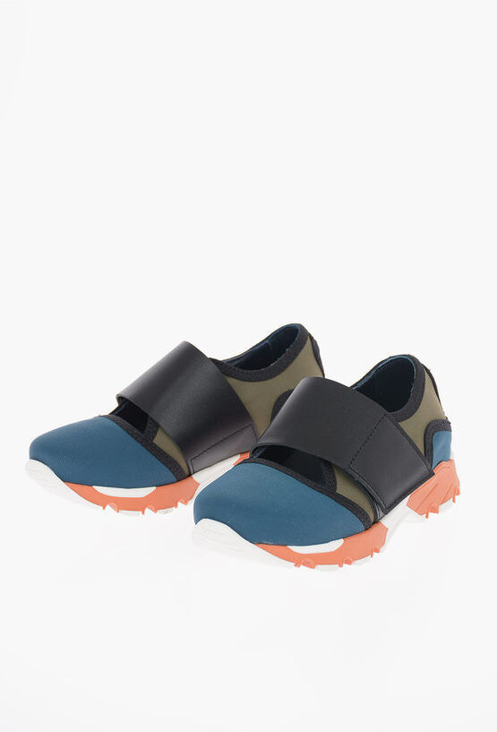 Marni Kids Fabric Slip On With Leather Details Größe 33 Marni Kids Fabric Slip On With Leather Details Größe 33
