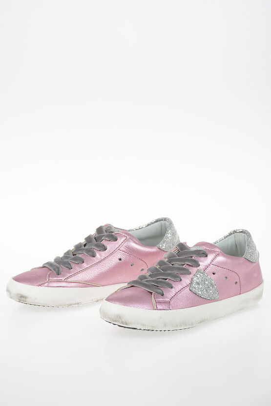 Philippe Model Junior Glittered PARIS Sneakers Größe 31