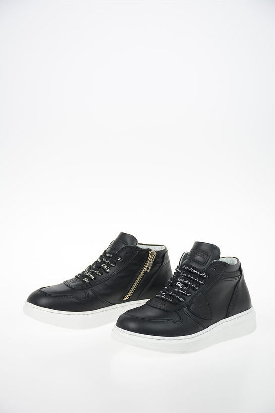 Philippe Model Junior Leather GRANVILLE Sneakers Größe 35 Philippe Model Junior Leather GRANVILLE Sneakers Größe 35