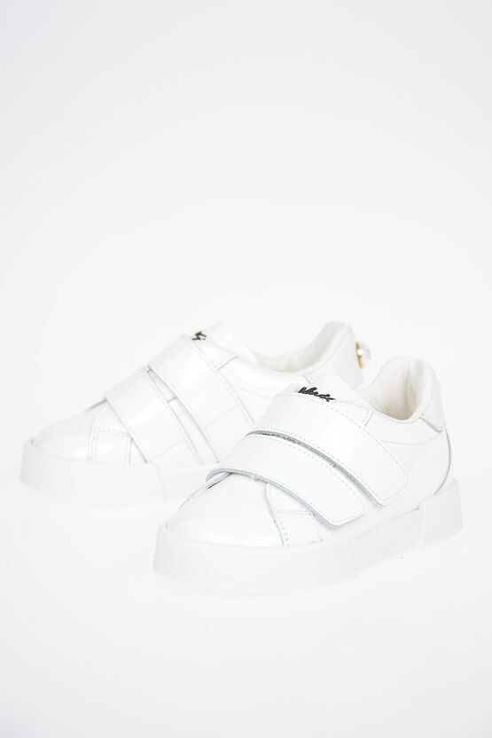 Dolce & Gabbana Kids Leather TROPICAL ROSE Sneakers Größe 26 Dolce & Gabbana Kids Leather TROPICAL ROSE Sneakers Größe 26