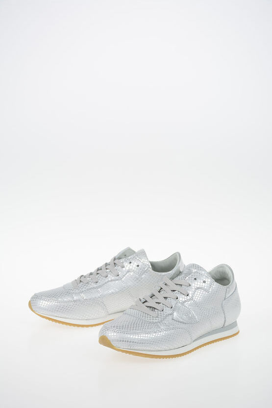Philippe Model Junior Snake Printed TROPEZ Sneakers Größe 27 Philippe Model Junior Snake Printed TROPEZ Sneakers Größe 27