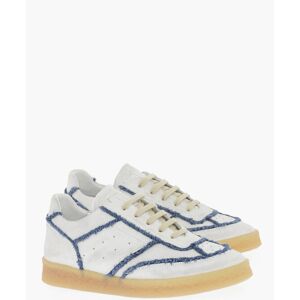 Maison Margiela MM6 Suede Low Top Sneakers with Contrasting Details Größe 41