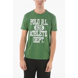 Polo Ralph Lauren Crewneck GREENWICH T-shirt with Contrasting Logo Print Größe M