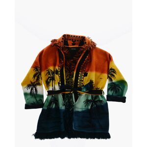 Alanui Kids Embroidered PARADISE ISLAND Wool Cardigan Größe 8 Y