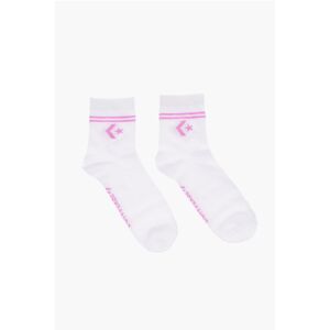 Converse Contrasting Embroidered Logo Long 2 Pairs of Socks Set Größe 39-42
