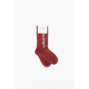 Palm logo embroidered solid color stretch socks Größe Iii