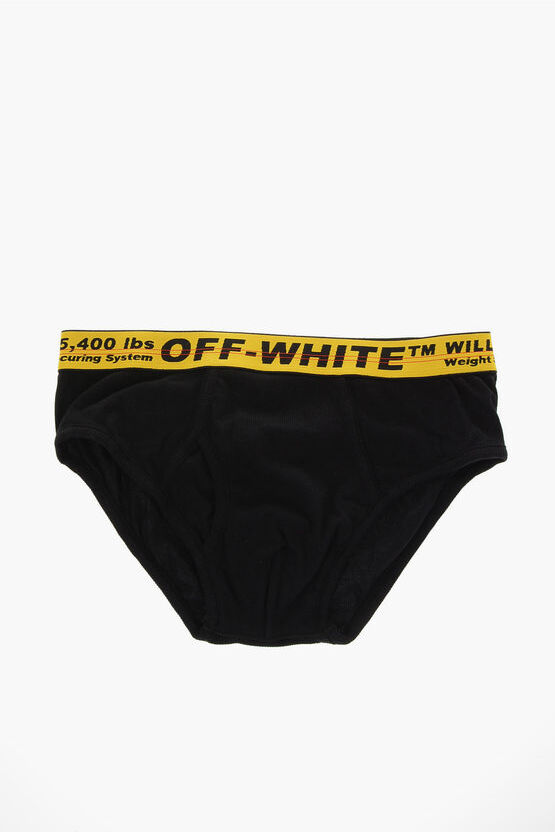 Off-White Stretch Cotton Slip Größe L Off-White Stretch Cotton Slip Größe L