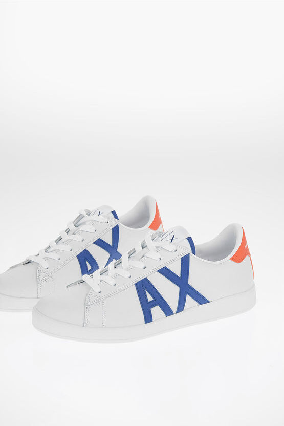 Giorgio Armani EXCHANGE Leather Sneakers Größe 9